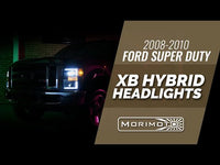 Morimoto Ford Super Duty (08-10): XB Hybrid LED Headlights Plug-N-Play LED Headlights