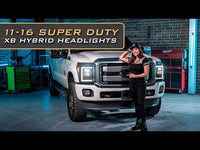 Morimoto Ford Super Duty (11-16): XB Hybrid LED Headlights White DRL Bi-LED Headlights