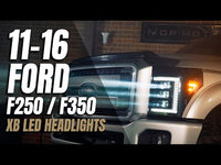 Morimoto Ford Super Duty (11-16): XB LED Headlights White DRL Bi-LED Headlights