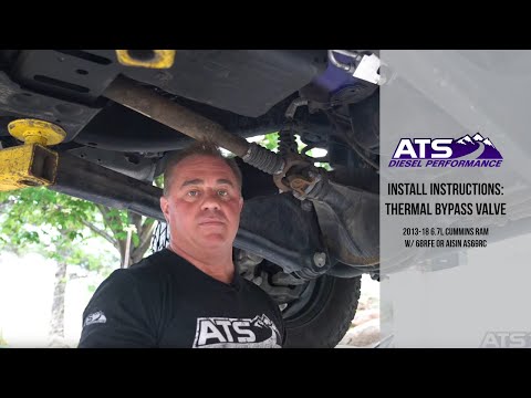 ATS Thermal Bypass Valve Up-Grade Fits 2019+ 6.7L Cummins W/ Billet Filter Coupler