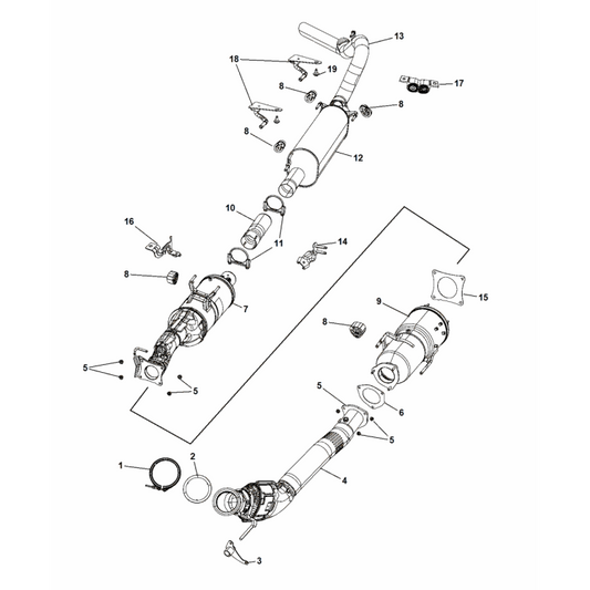 Mopar Mopar 13-16 6.7L Cummins Catalytic Converter - SCR With Ammonia Trap