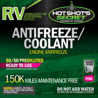 Hot Shot's Secret RV Antifreeze 150K 50/50 Pink - TAMELESS PERFORMANCE