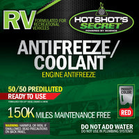 Hot Shot's Secret RV Antifreeze 150K 50/50 Red - TAMELESS PERFORMANCE