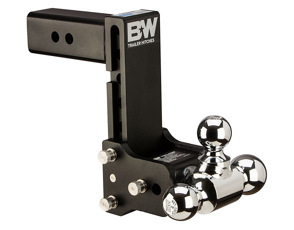 B&W Trailer Hitches TS20049B 2.5" Model 10 Blk T&S Tri Ball - primary image