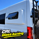 CRL Glass Awning Window w/ Clamp Ring (Driver Side) for Sprinter Van Wideout