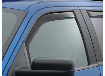 compare product WeatherTech 84697IM - 2009–2014 F150/F150 SVT RAPTOR SUPER CREW FRONT & REAR SIDE WINDOW DEFLECTORS DARK T