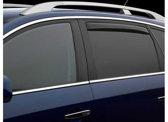 compare product WeatherTech 85342IM - 2016–2024 TITAN XD/2017–2024 TITAN REAR SIDE WINDOW DEFLECTORS DARK TINT