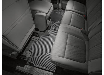 compare product WeatherTech W139 - 2009–2014 F150 SUPER CAB REAR RUBBER FRONT FLOOR MATS BLACK