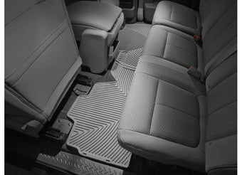 compare product WeatherTech W139GR - 2009–2014 F150 SUPER CAB REAR RUBBER FRONT FLOOR MATS GREY