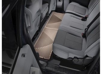 compare product WeatherTech W207TN - 2008–2016 F250/F350/F450/F550 SUPER DUTY CREW CAB REAR RUBBER FRONT FLOOR MATS TAN