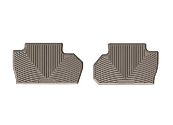 compare product WeatherTech W310TN - 2014–2019 SILVERADO/SIERRA 1500/2015–2019 SILV/SIERRA 2500/3500 DOUBLE CAB REAR RUBBER FRONT FLOOR MATS TAN