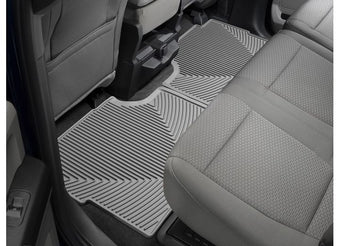 compare product WeatherTech W409GR – 2017–2027 Ford F-250/F-350/F-450/F-550 Rear All-Weather Floor Mats – Grey