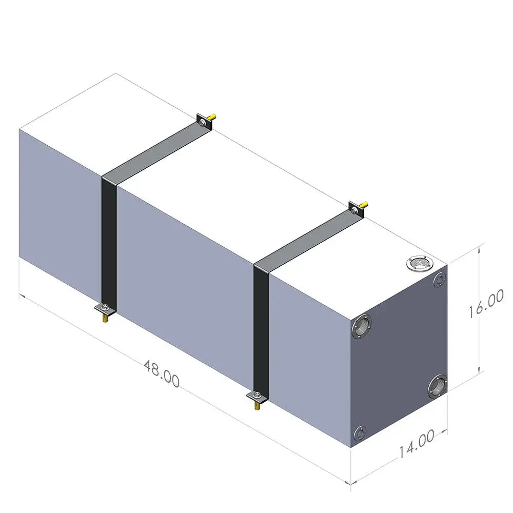 S and B 24 Gallon Wheel Well Water Tank (Both Sides) S and B view 2