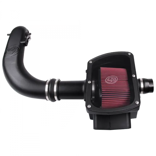 Cold Air Intake For 05-08 Ford F-150 V8-5.4L Red Oiled Filter S and B view 1