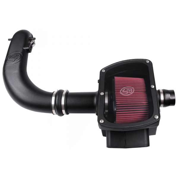 Cold Air Intake For 05-08 Ford F-150 V8-5.4L Red Oiled Filter S and B view 1
