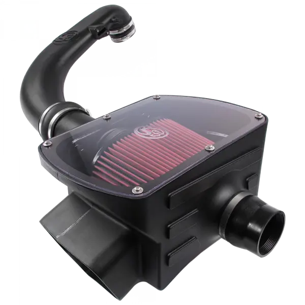 Cold Air Intake For 05-08 Ford F-150 V8-5.4L Red Oiled Filter S and B view 2