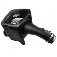 Cold Air Intake For 07-21 Toyota Tundra V8 5.7L Dry Dry Extendable White S and B view 1