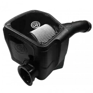 S&B Filters Cold Air Intake For 07-21 Toyota Tundra V8 5.7L Dry Dry Extendable White 75-5039D