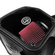 Cold Air Intake For 07-21 Toyota Tundra V8 5.7L Oiled Cotton Cleanable Red S and B view 8