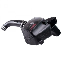 Cold Air Intake For 03-08 Dodge Ram 1500 5.7L Hemi Oiled Cotton Cleanable Red S and B view 1