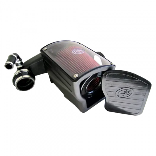 S&B Filters Cold Air Intake For 92-00 GMC K-Series V8-6.5L Duramax Oiled Cotton Cleanable Red 75-5045