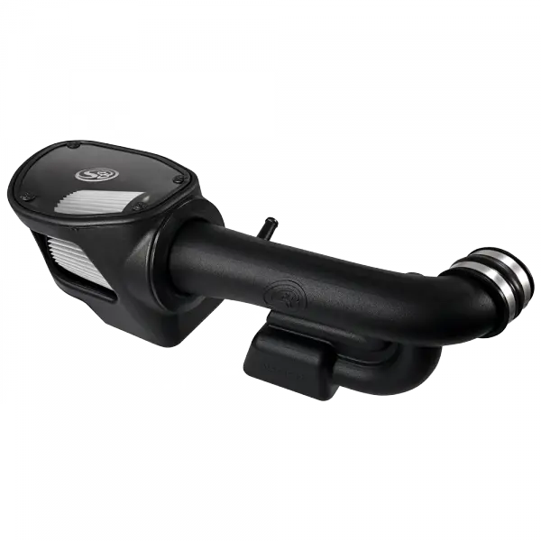 Cold Air Intake For 12-18 Jeep Wrangler JK V6-3.6L Dry Dry Extendable White S and B view 5