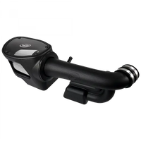 Cold Air Intake For 12-18 Jeep Wrangler JK V6-3.6L Dry Dry Extendable White S and B view 5