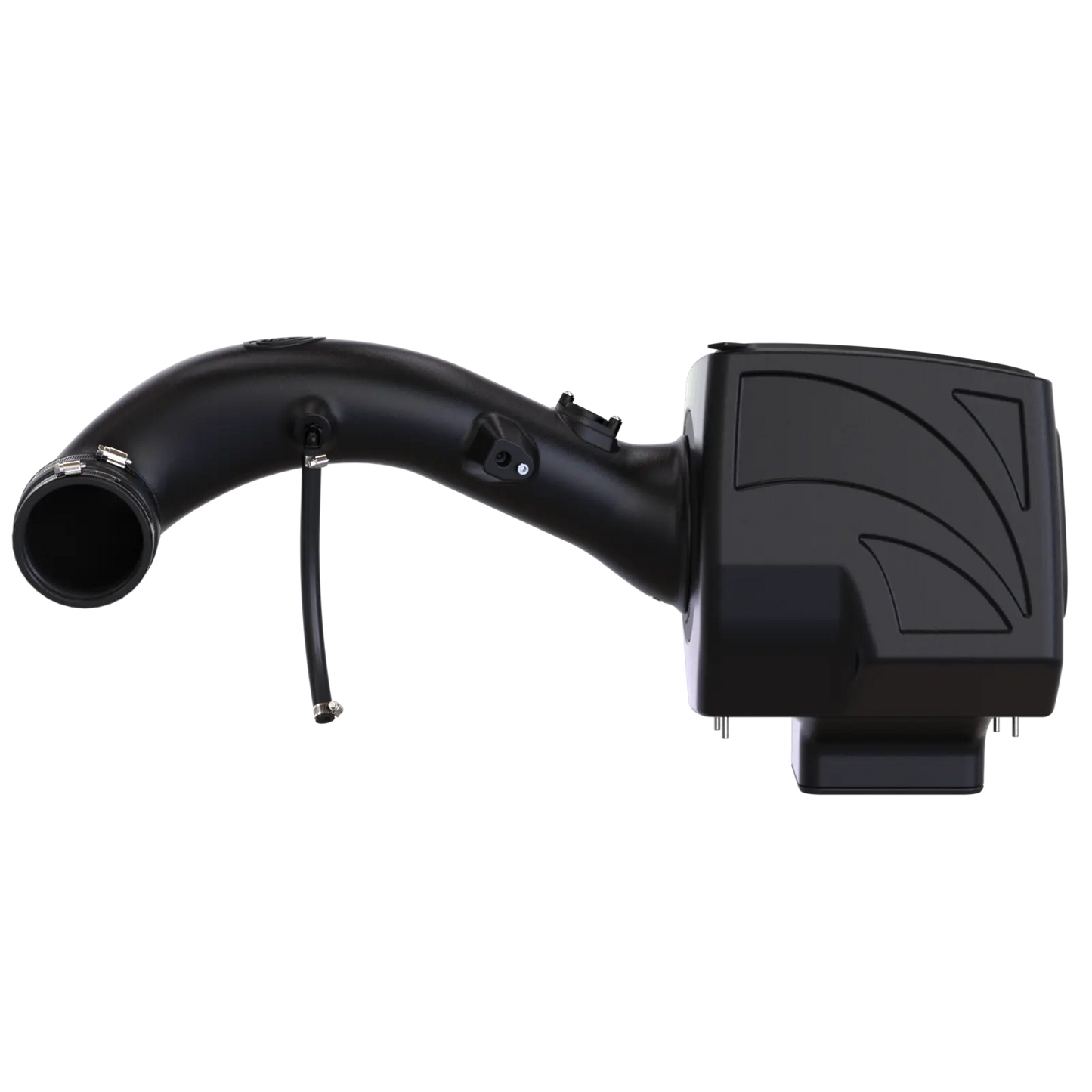 Cold Air Intake For 09-13 Chevrolet Silverado/ Sierra 2500 3500 6.0L Dry Extendable White S and B view 3