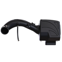 Cold Air Intake For 09-13 Chevrolet Silverado/ Sierra 2500 3500 6.0L Dry Extendable White S and B view 3