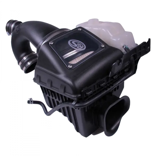 S&B Filters Cold Air Intake For 11-14 Ford F150 V6-3.5L Ecoboost Dry Dry Extendable White 75-5067D