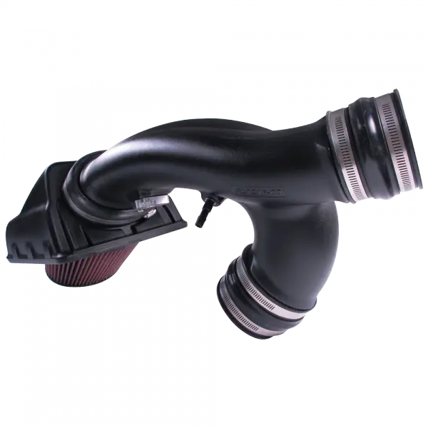 Cold Air Intake For 11-14 Ford F150 V6-3.5L Ecoboost Oiled Cotton Cleanable Red S and B view 2