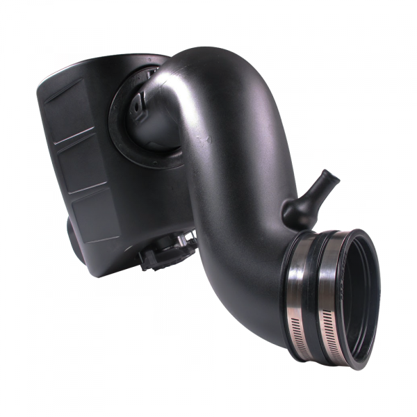 Cold Air Intake For 13-18 Dodge Ram 2500 3500 L6-6.7L Cummins Dry Extendable White S and B view 3