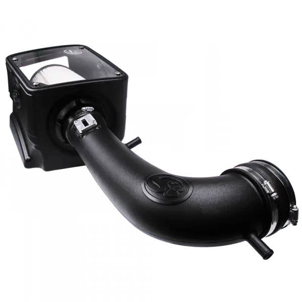 Cold Air Intake For 14-16 Silverado/ Sierra 1500 5.3L, 6.2L, 15-16 Tahoe, Suburban, Yukon (XL)(Denali) 1500 5.3L, 6.2L Dry Extendable White S and B view 3