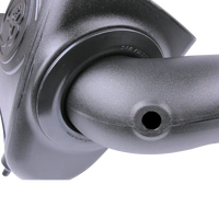 Cold Air Intake For 03-07 Ford F250 F350 F450 F550 V8-6.0L Powerstroke Dry Extendable White S and B view 4