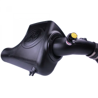 Cold Air Intake For 03-07 Ford F250 F350 F450 F550 V8-6.0L Powerstroke Dry Extendable White S and B view 7