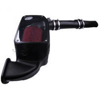 Cold Air Intake For 14-18 Dodge Ram 1500 3.0L EcoDiesel V6 Cotton Cleanable Red S and B view 7