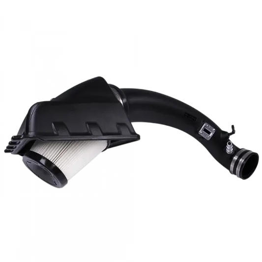 S&B Filters Cold Air Intake For 11-14 Ford F150 V8-5.0L Dry Dry Extendable White 75-5076D