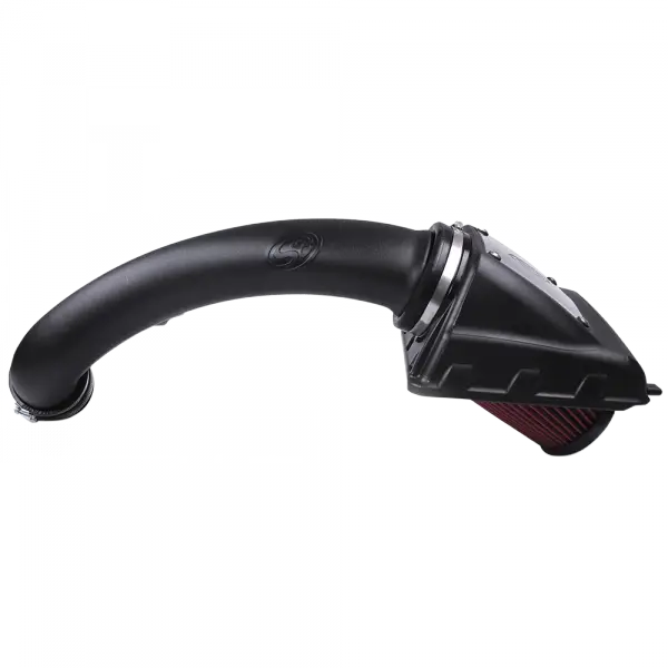 Cold Air Intake For 11-14 Ford F150 V8-5.0L Oiled Cotton Cleanable Red S and B view 3