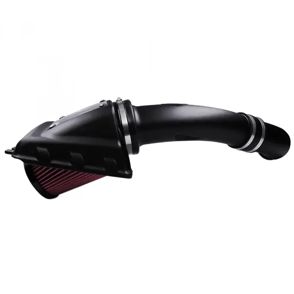 Cold Air Intake For 10-16 Ford F150 V8-6.2L Raptor Oiled Cotton Cleanable Red S and B view 6