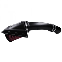 Cold Air Intake For 10-16 Ford F150 V8-6.2L Raptor Oiled Cotton Cleanable Red S and B view 6