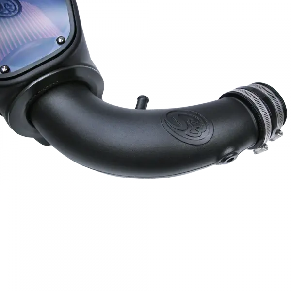 Cold Air Intake For 07-11 Jeep Wrangler JK V6-3.8L Oiled Cotton Cleanable Red S and B view 7