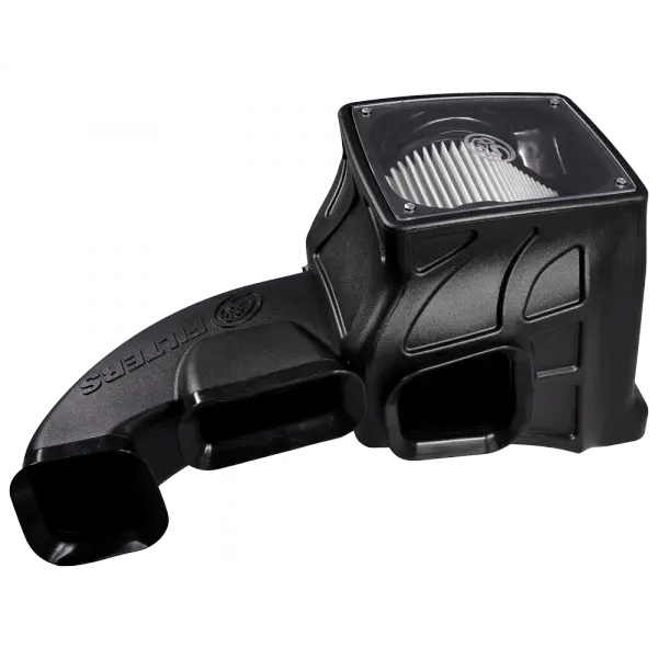 Cold Air Intake For 16-19 Chevrolet Colorado GMC Canyon 2.8L Duramax Dry Dry Extendable White S and B view 6