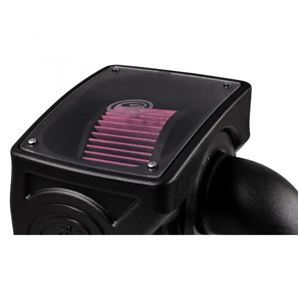 Cold Air Intake For 16-19 Chevrolet Colorado GMC Canyon 2.8L Duramax Cotton Cleanable Red S and B view 9