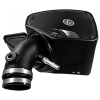 Cold Air Intake For 14-18 Dodge Ram 2500/ 3500 Hemi V8-6.4L Dry Extendable White S and B view 8