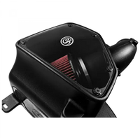 Cold Air Intake For 14-18 Dodge Ram 2500/ 3500 Hemi V8-6.4L Cotton Cleanable Red S and B view 6