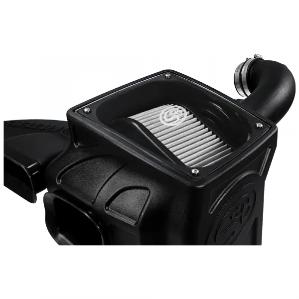 Cold Air Intake For 15-16 Chevrolet Colorado GMC Canyon 3.6L V6 Dry Dry Extendable White S and B view 3