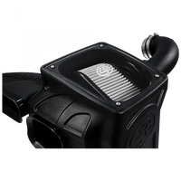 Cold Air Intake For 15-16 Chevrolet Colorado GMC Canyon 3.6L V6 Dry Dry Extendable White S and B view 3