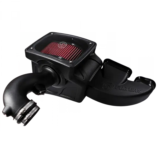 Cold Air Intake For 15-16 Chevrolet Colorado GMC Canyon 3.6L V6 Oiled Cotton Cleanable Red S and B view 5