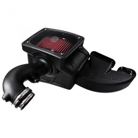 Cold Air Intake For 15-16 Chevrolet Colorado GMC Canyon 3.6L V6 Oiled Cotton Cleanable Red S and B view 5