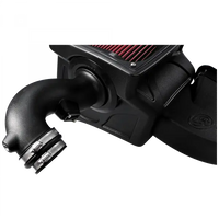 Cold Air Intake For 15-16 Chevrolet Colorado GMC Canyon 3.6L V6 Oiled Cotton Cleanable Red S and B view 6